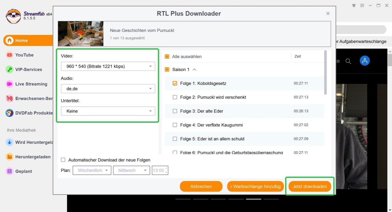 Alternative 1: StreamFab All-In-One Video Downloader [Beste Wahl]