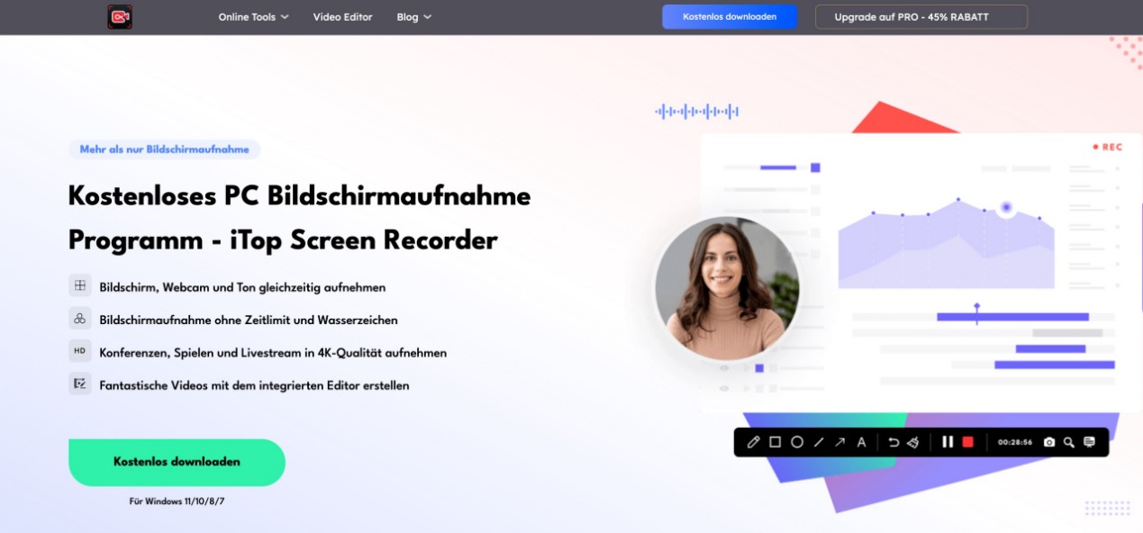 Beliebte Software zur Aufnahme von WOW TV Videos