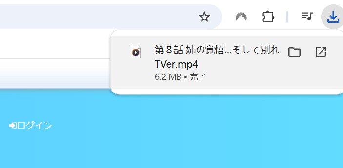CocoCutの履歴から保存済みファイルを確認する画面