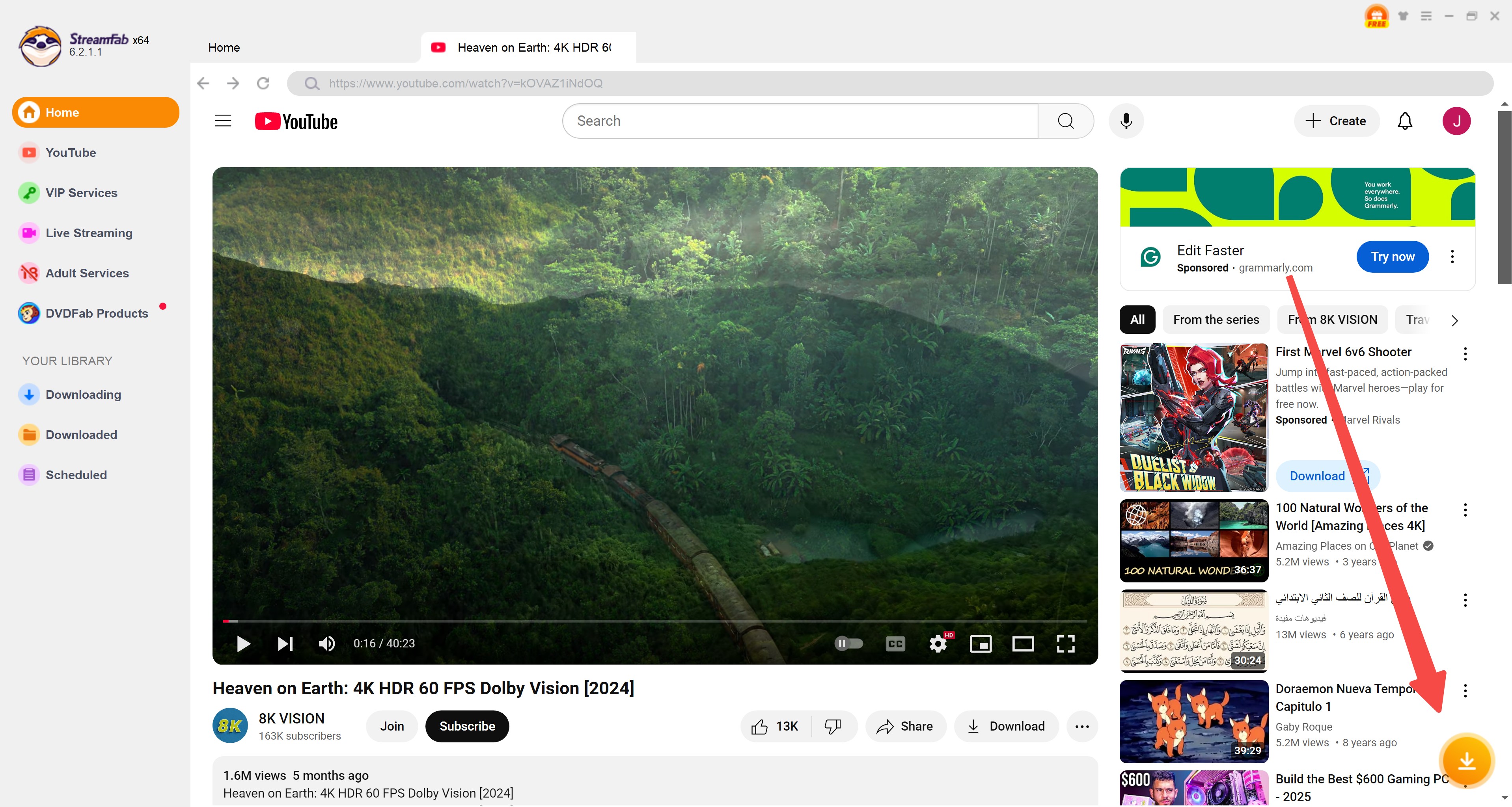 如何使用StreamFab YouTube Downloader下載YouTube視頻