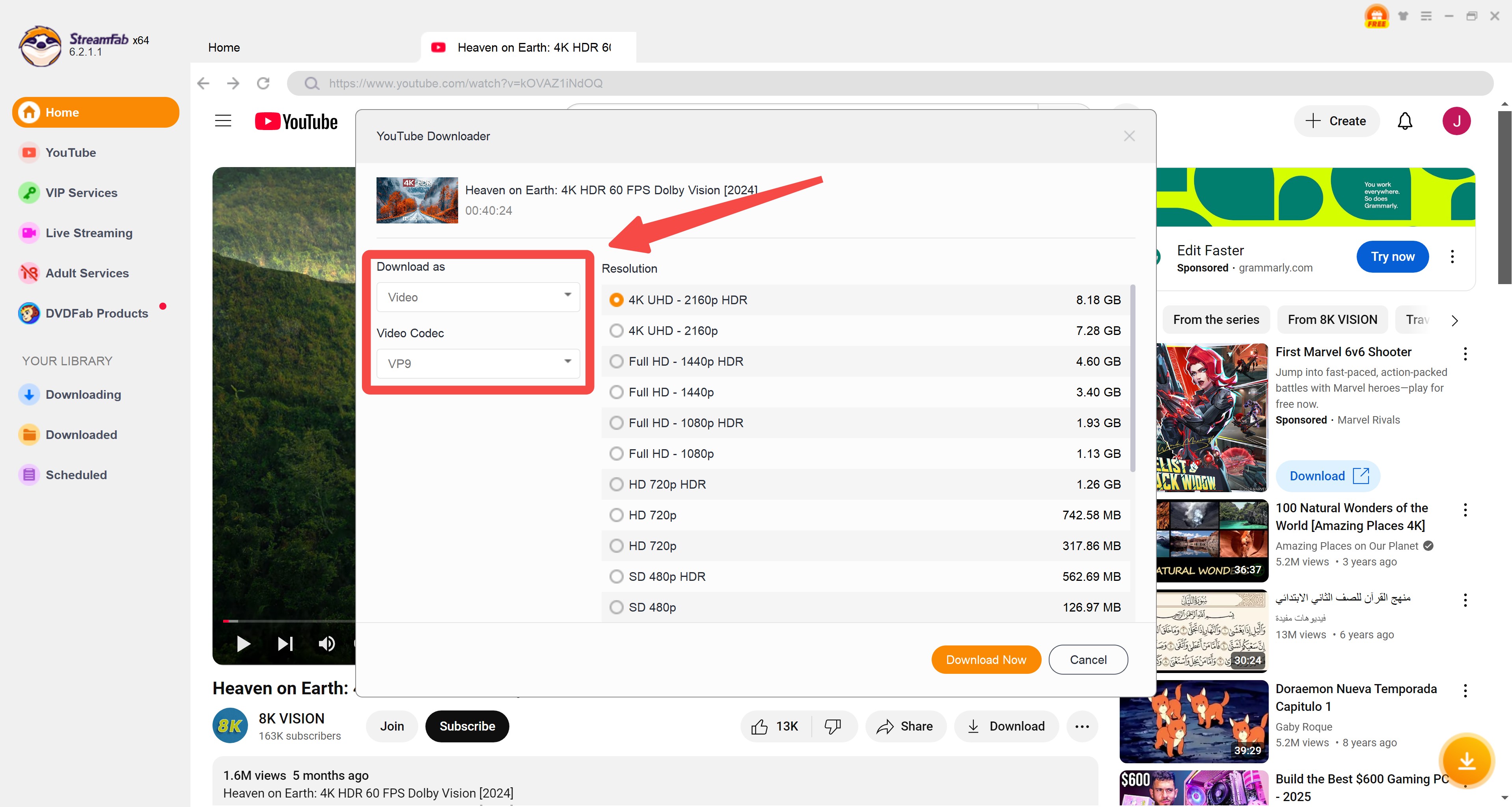 如何使用StreamFab YouTube Downloader下載YouTube視頻