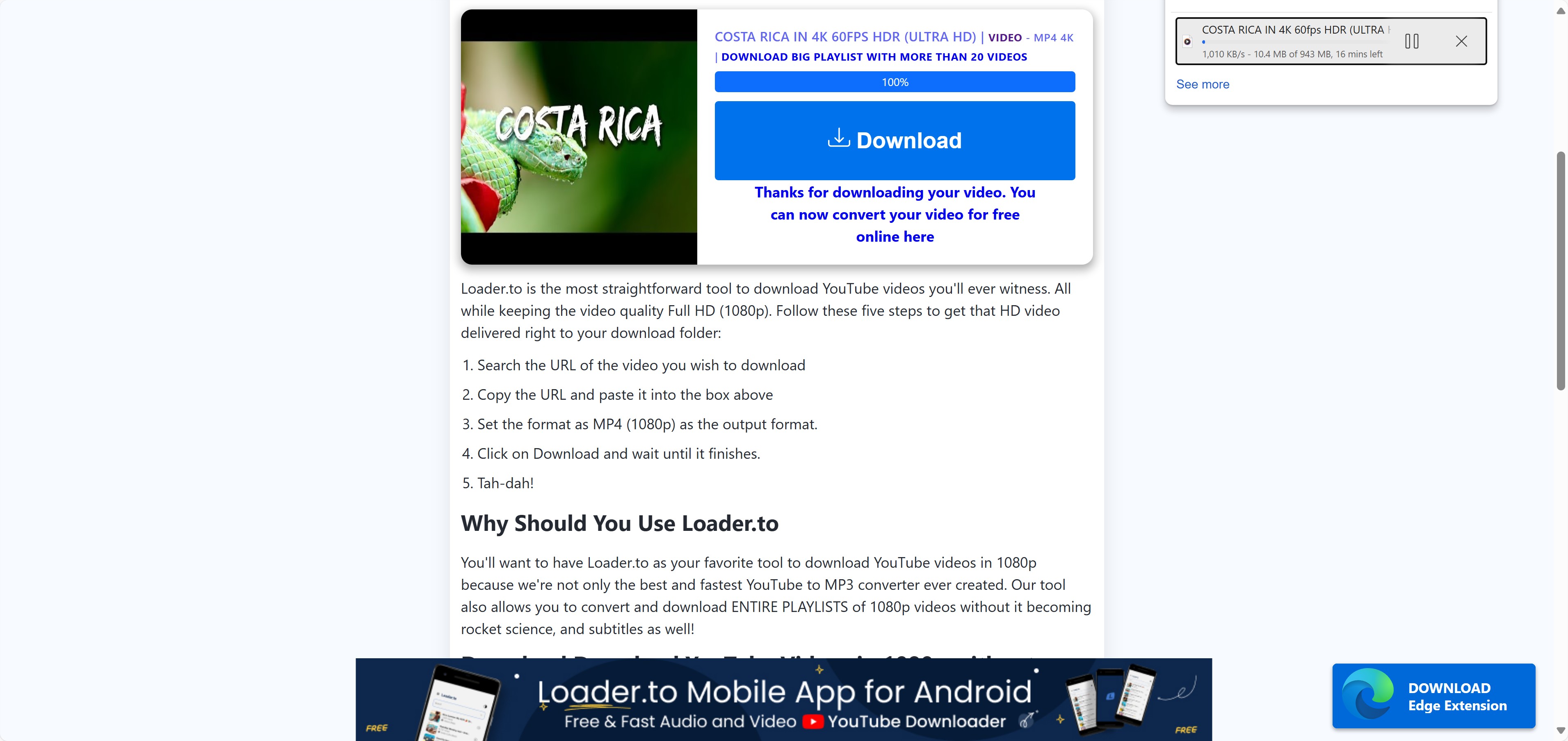 how to download YouTube videos with online YouTube downloader