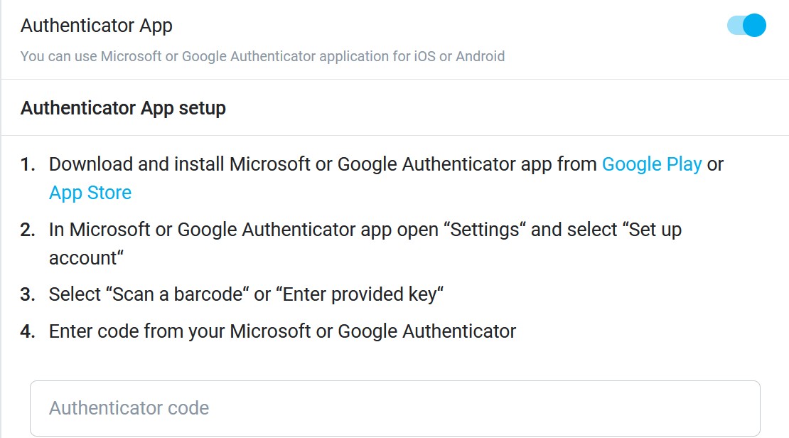 apply authenticator app to onlyfans login