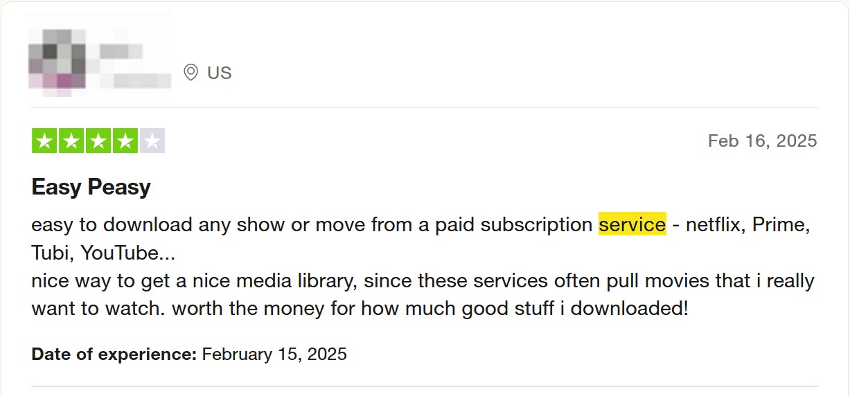 streamfab netflix downloader user review about customer service