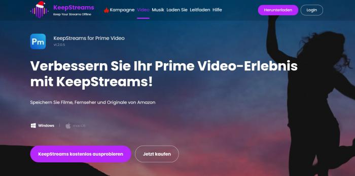 KeepStreams for Prime Video