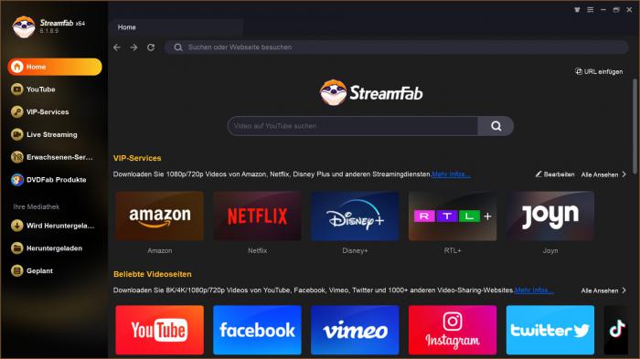 Einstellungen vor dem Herunterladen von Prime Videos A