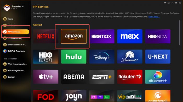 Herunterladen von Amazon Prime Video