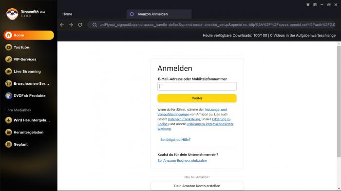 Herunterladen von Amazon Prime Video