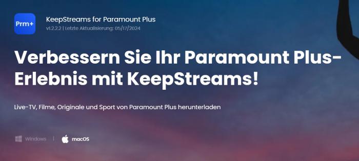 KeepStreams for Paramount Plus