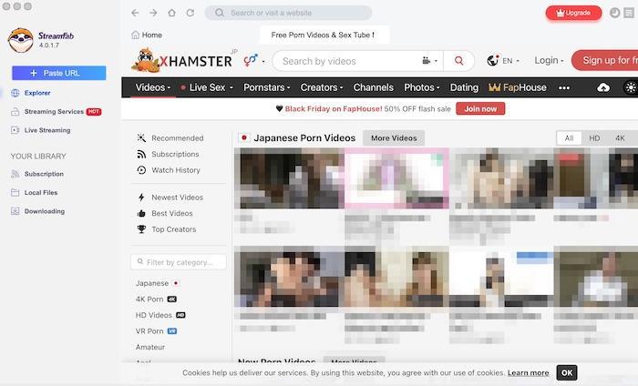 xhamster ダウンロード