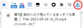 ストリームレコーダーのtver保存手順３