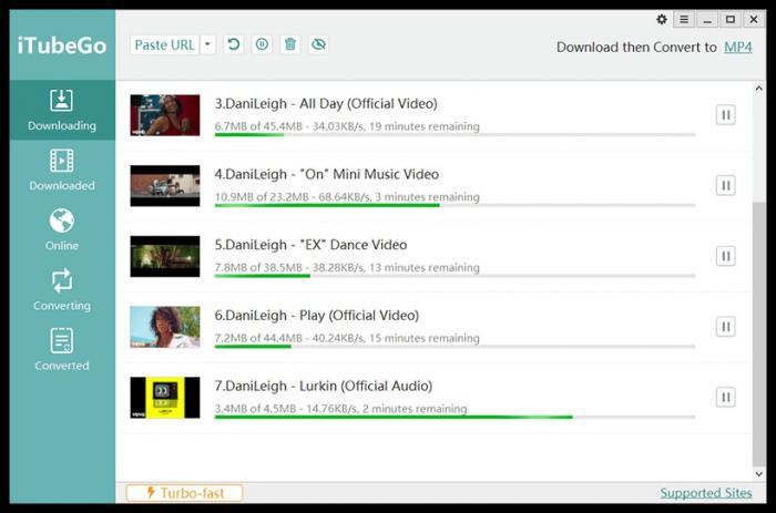 iTubeGo Video-Downloader