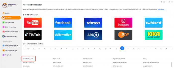 SpankBang Videos mit StreamFab downloaden