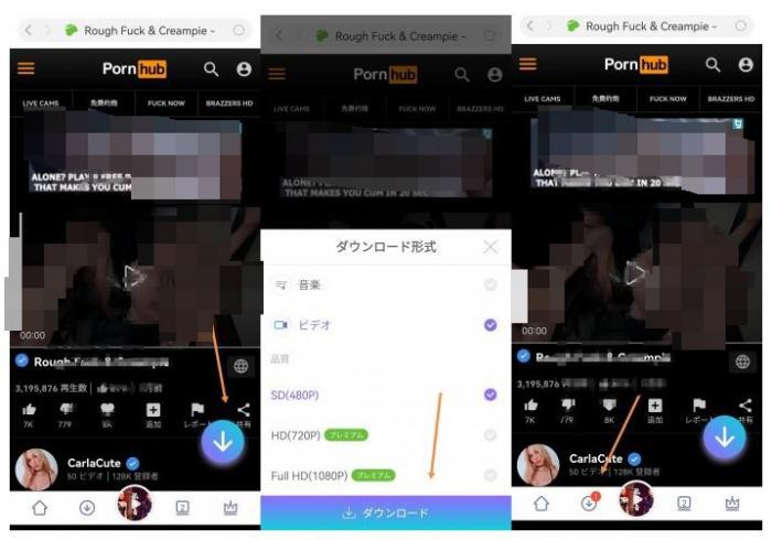 pornhub ダウンロード