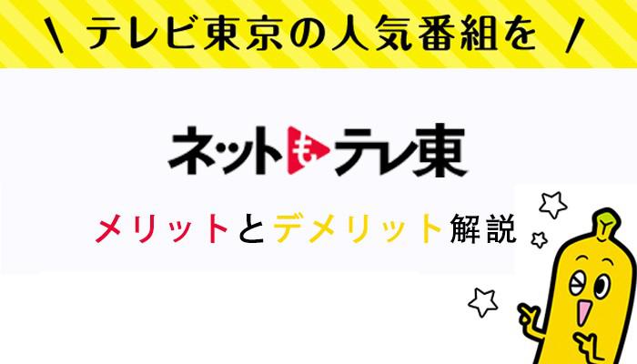 ネットもテレ東の無料視聴で確認したい広告と配信期間