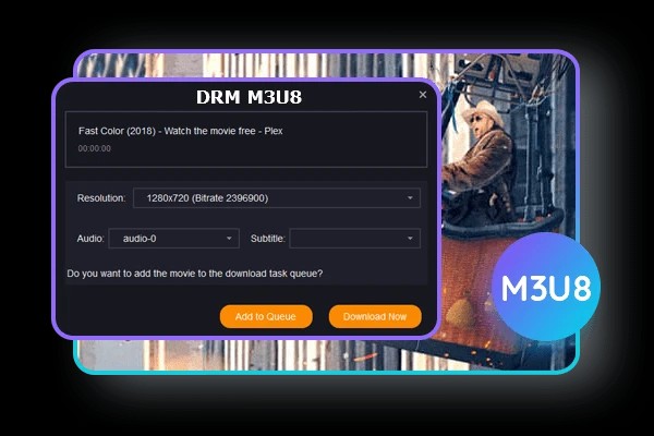 StreamFab configurant format, audio et sous-titres avant enregistrement