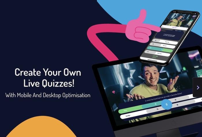 Quiz Kitで視聴者向けクイズを設定する画面
