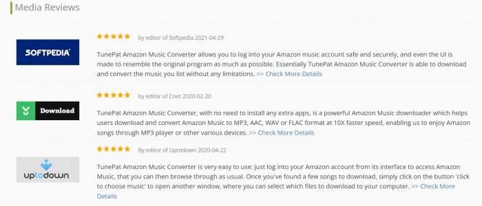 Trustpilot-Bewertungen zum TunePat Musik-Konverter im Ueberblick