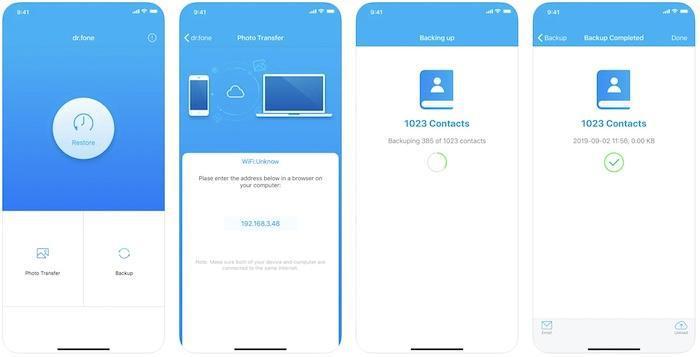 iPhone画面をPCへミラーリングして記録する接続画面