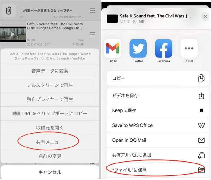 ネットの動画を保存する方法