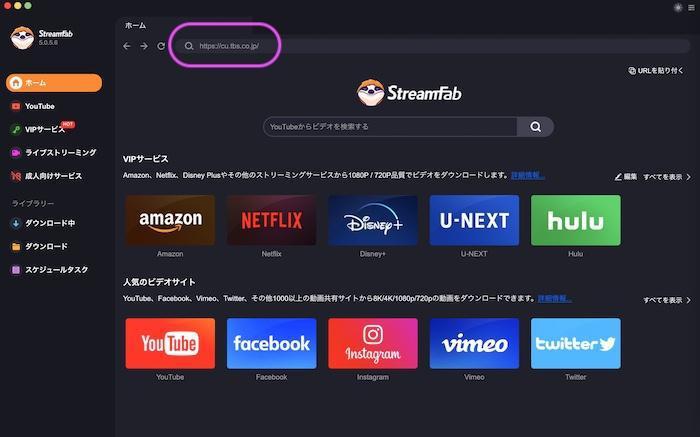 StreamFab M3U8 下載設定介面