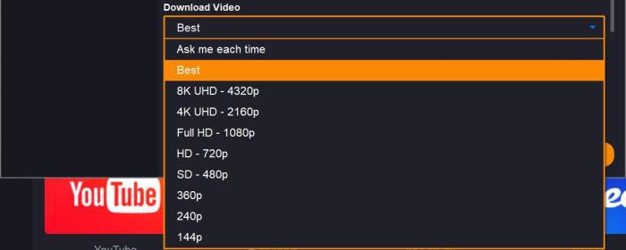 Download Videos In Multiple Formats And Video Resolutions