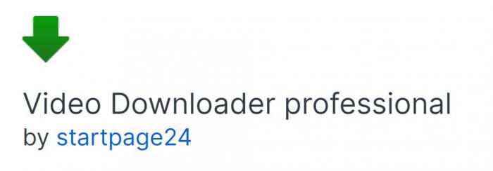 Video Downloader Professional