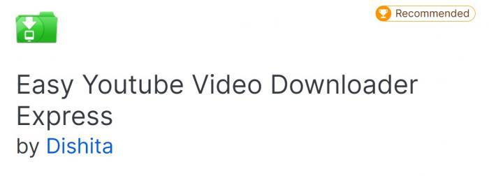 Easy YouTube Video Downloader Express