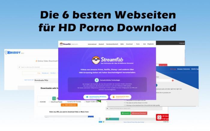 Die 6 besten Webseiten für HD Porno Download im Jahr 2023