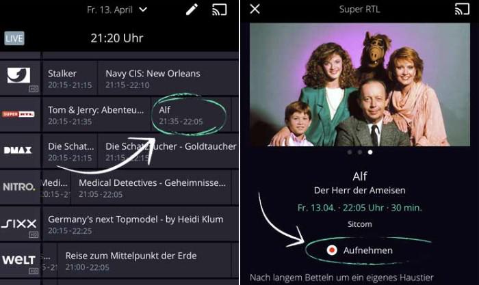 Waipu TV Video Download für Windows