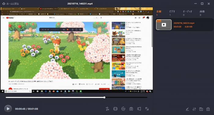 recexpertsで動画を録画するステップ3