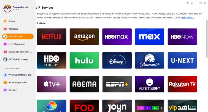 Alternative 1: StreamFab Video Downloader [Beste Wahl]