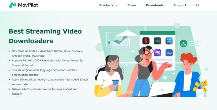 Alternative 4: Movpilot Video Downloader [Monatlicher Plan]