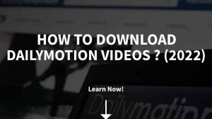 Wie ldt man ein Video von Dailymotion herunter? (2026)