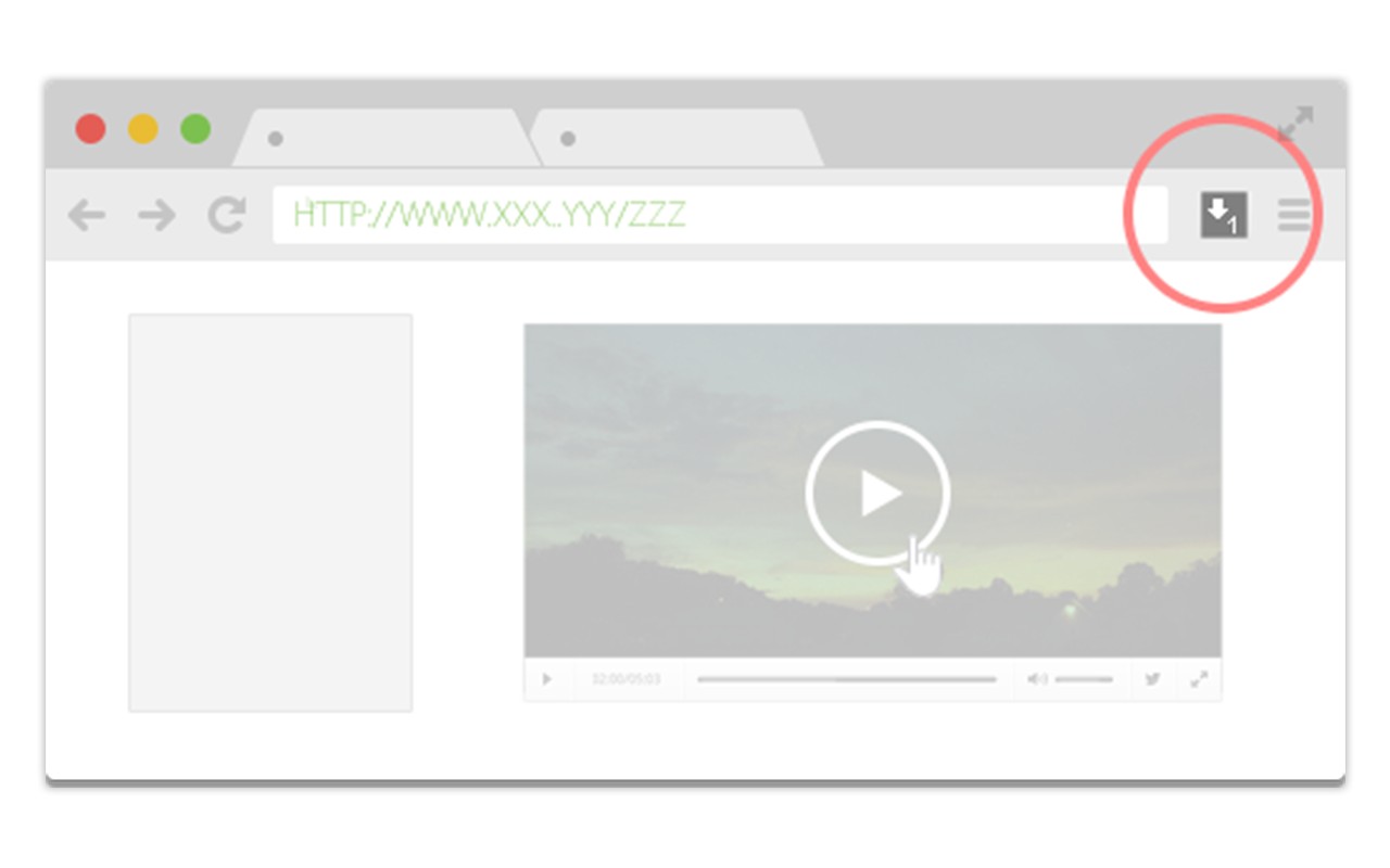 動画ゲッターでHLS候補を表示する操作画面
