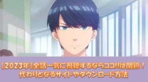 【2025年】全話一気に視聴するならココ!!は閉鎖！代わりとなるサイトやダウンロード方法