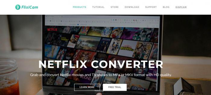 FlixiCam Netflix downloader main interface showing the 1080p SDR ceiling limitation in 2026