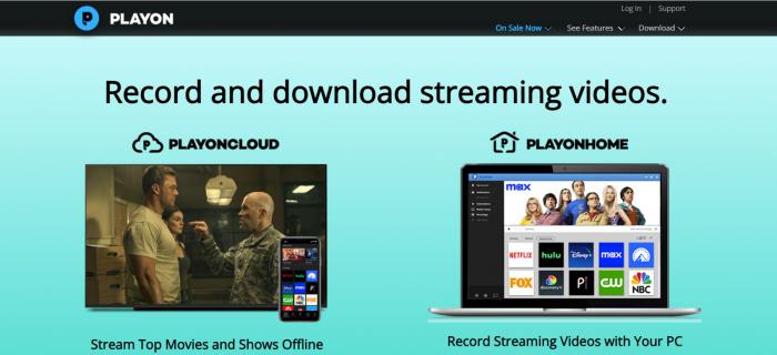 PlayOn Home and PlayOn Cloud recording dashboards for Windows and mobile use