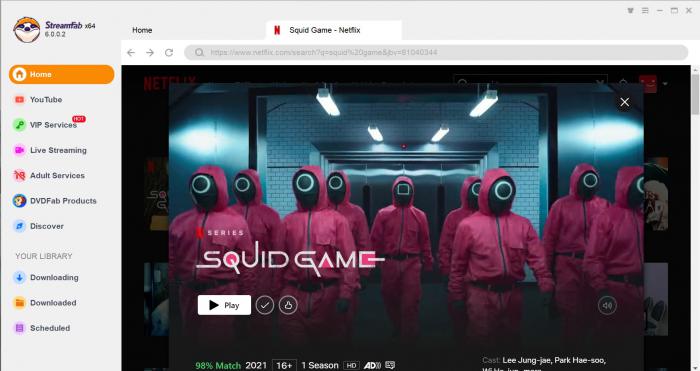 StreamFab Netflix Downloader 設定解析度音軌與字幕