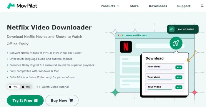 MovPilot Netflix Downloader