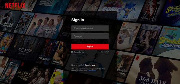 Netflix 網頁播放視窗準備 Zoom 螢幕分享