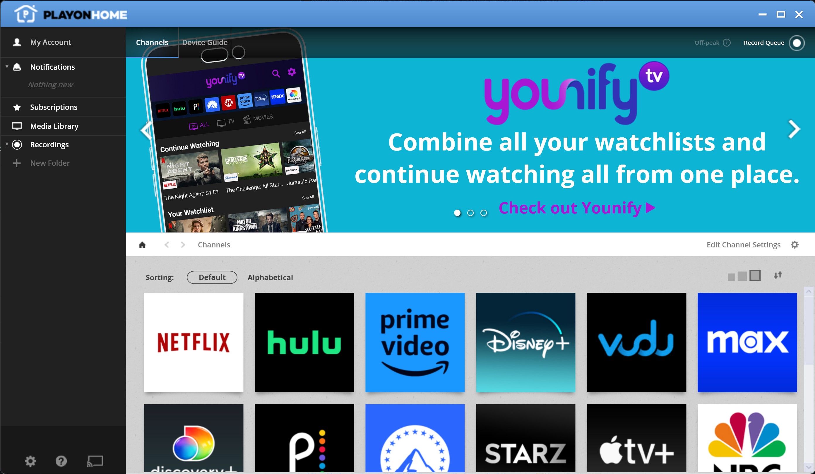 PlayOn Home installer launching on Windows for streaming DVR setup on Netflix and other OTT sources