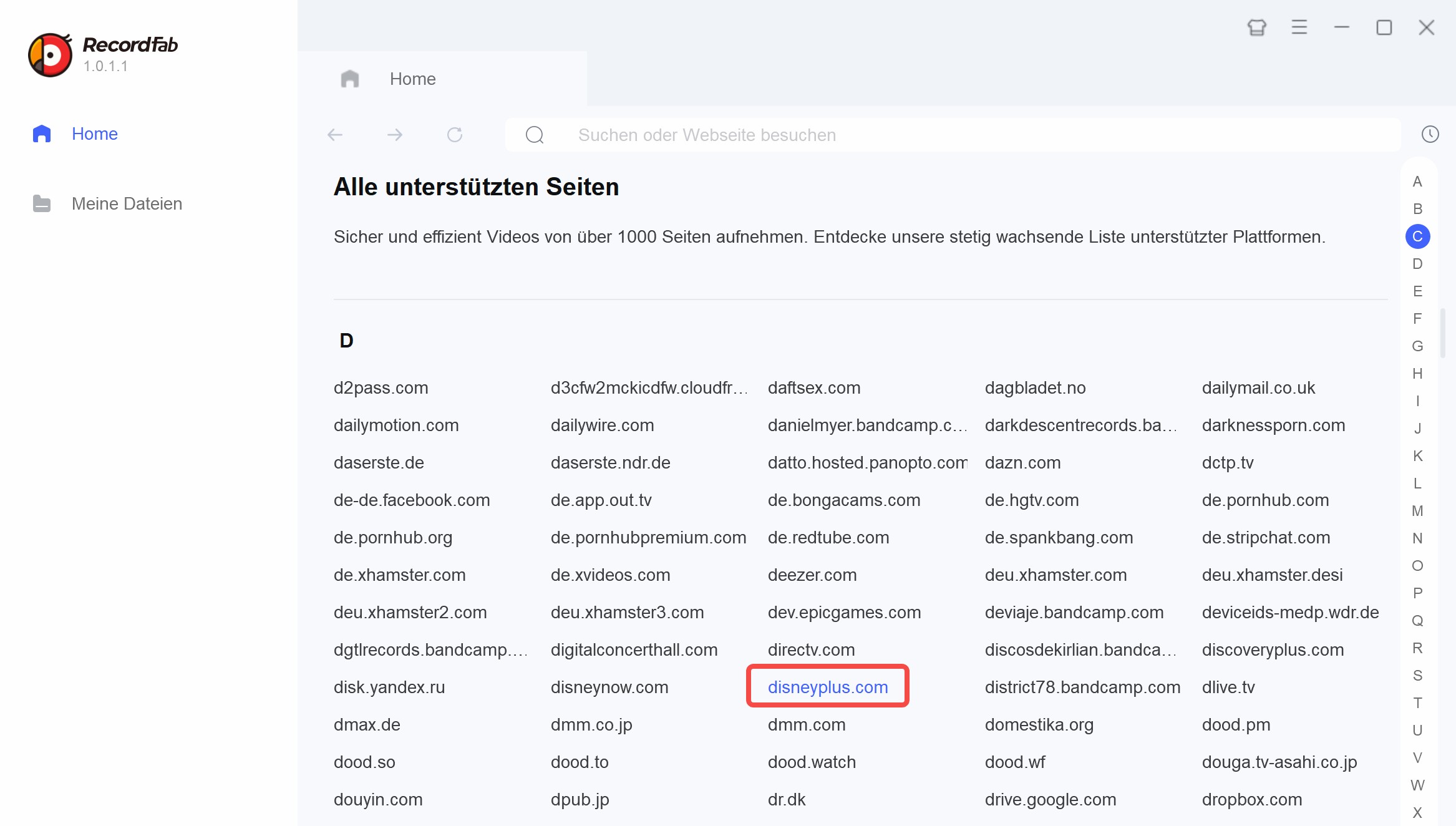 Schritt-für-Schritt Anleitung zum Aufnehmen von Disney+ Videos