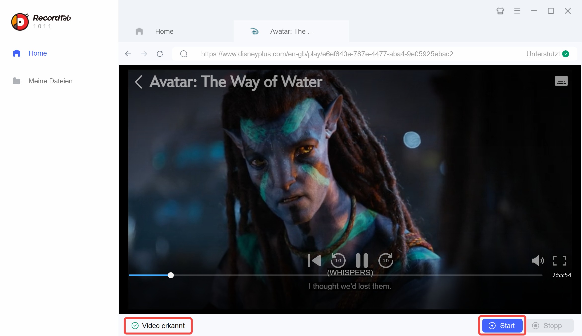 Schritt-für-Schritt Anleitung zum Aufnehmen von Disney+ Videos