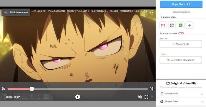 Screencastifyのブラウザ録画と編集機能画面