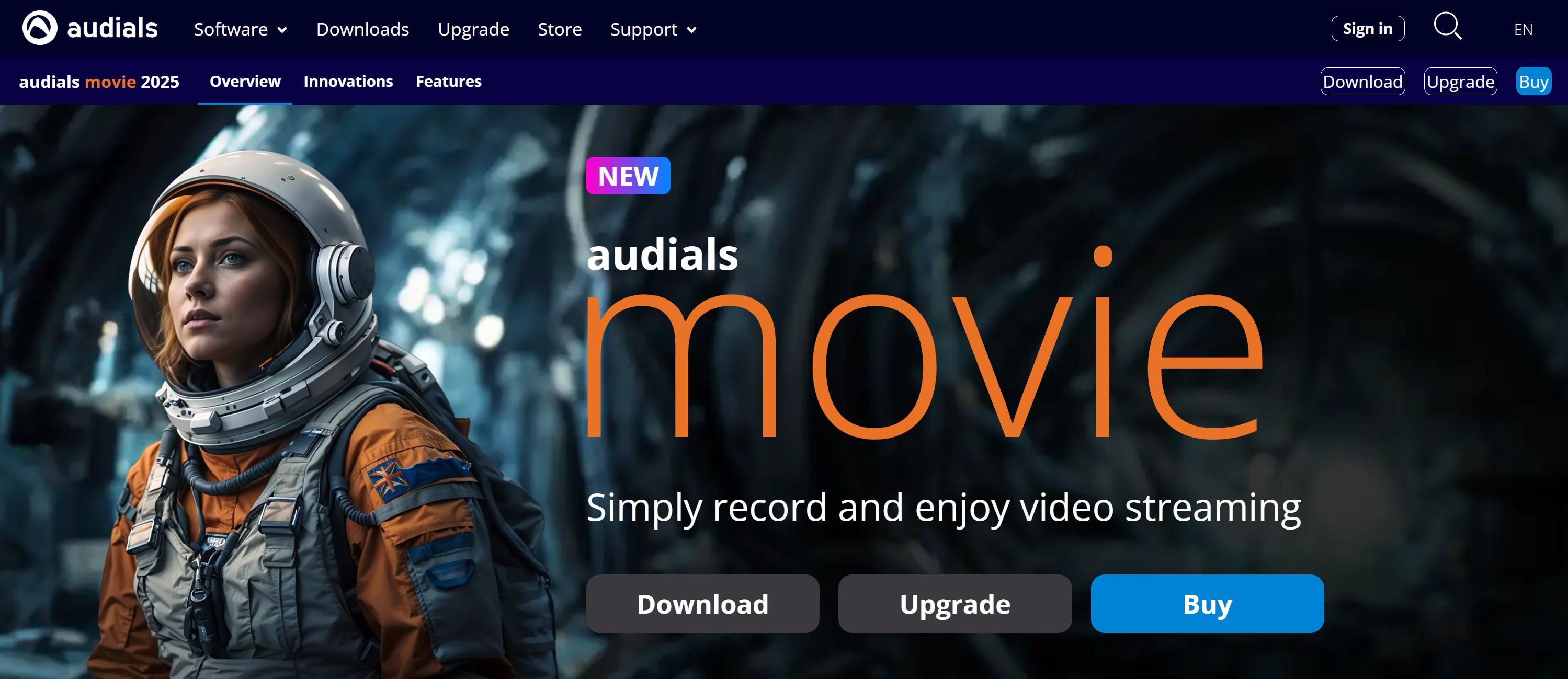Record Netflix to MP4 with Audials Movie