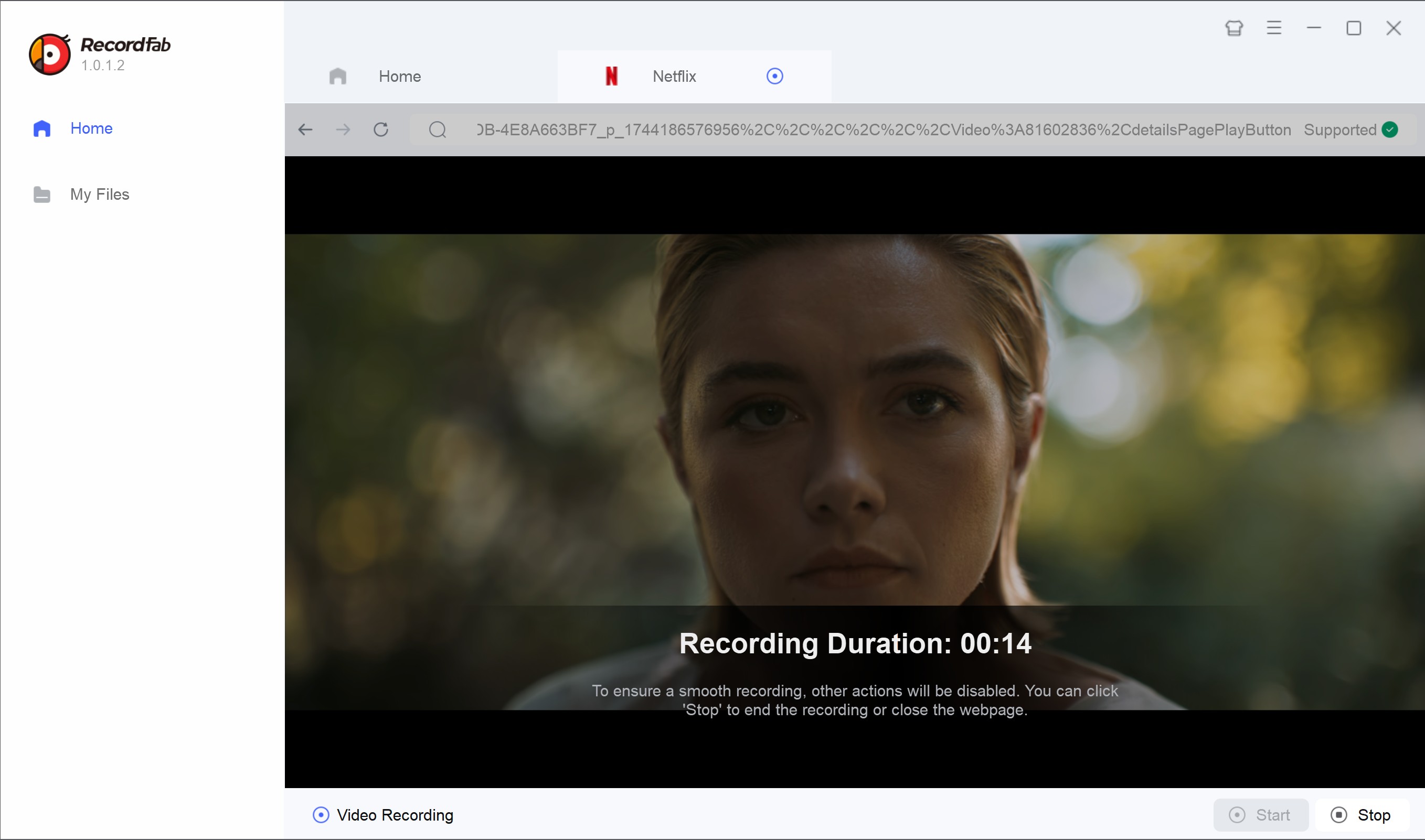 Comment enregistrer l'écran de Netflix avec RecordFab : Étape 4