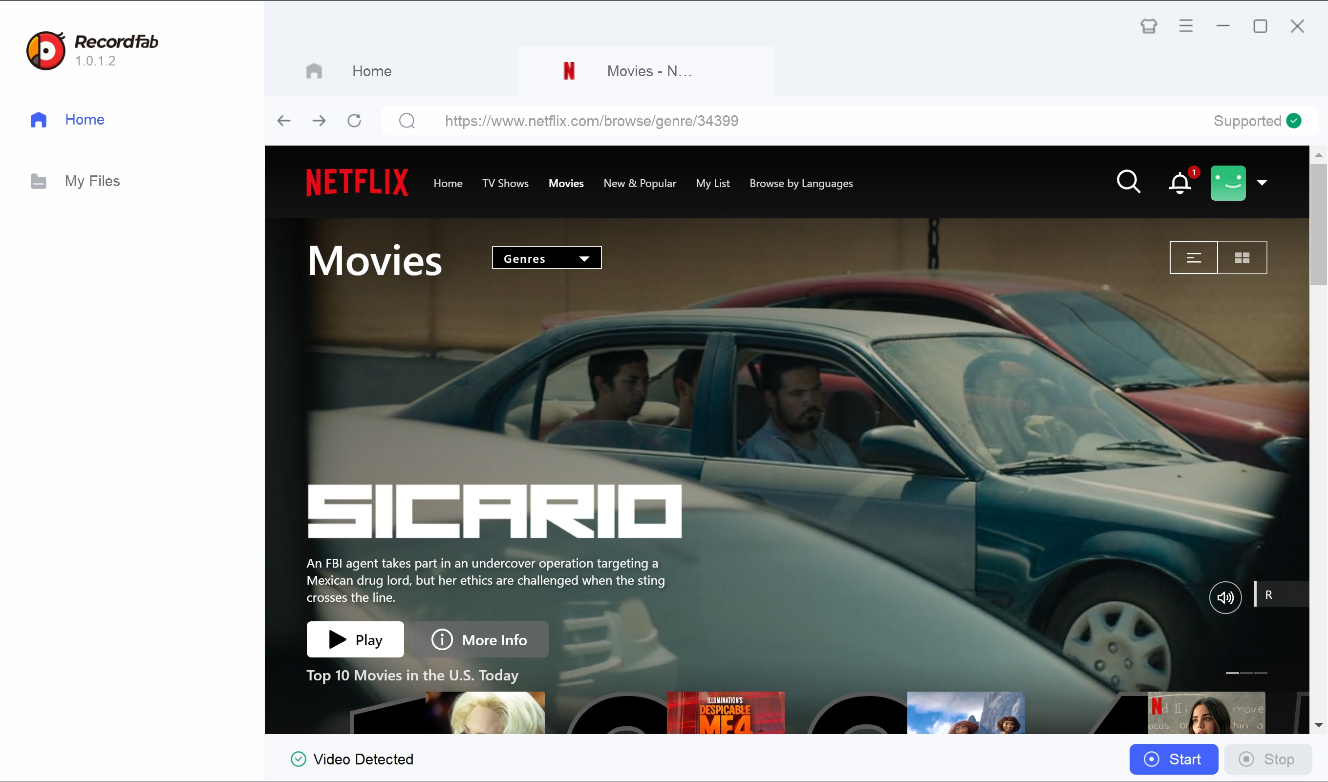 如何使用 RecordFab 錄製 Netflix 步驟 2