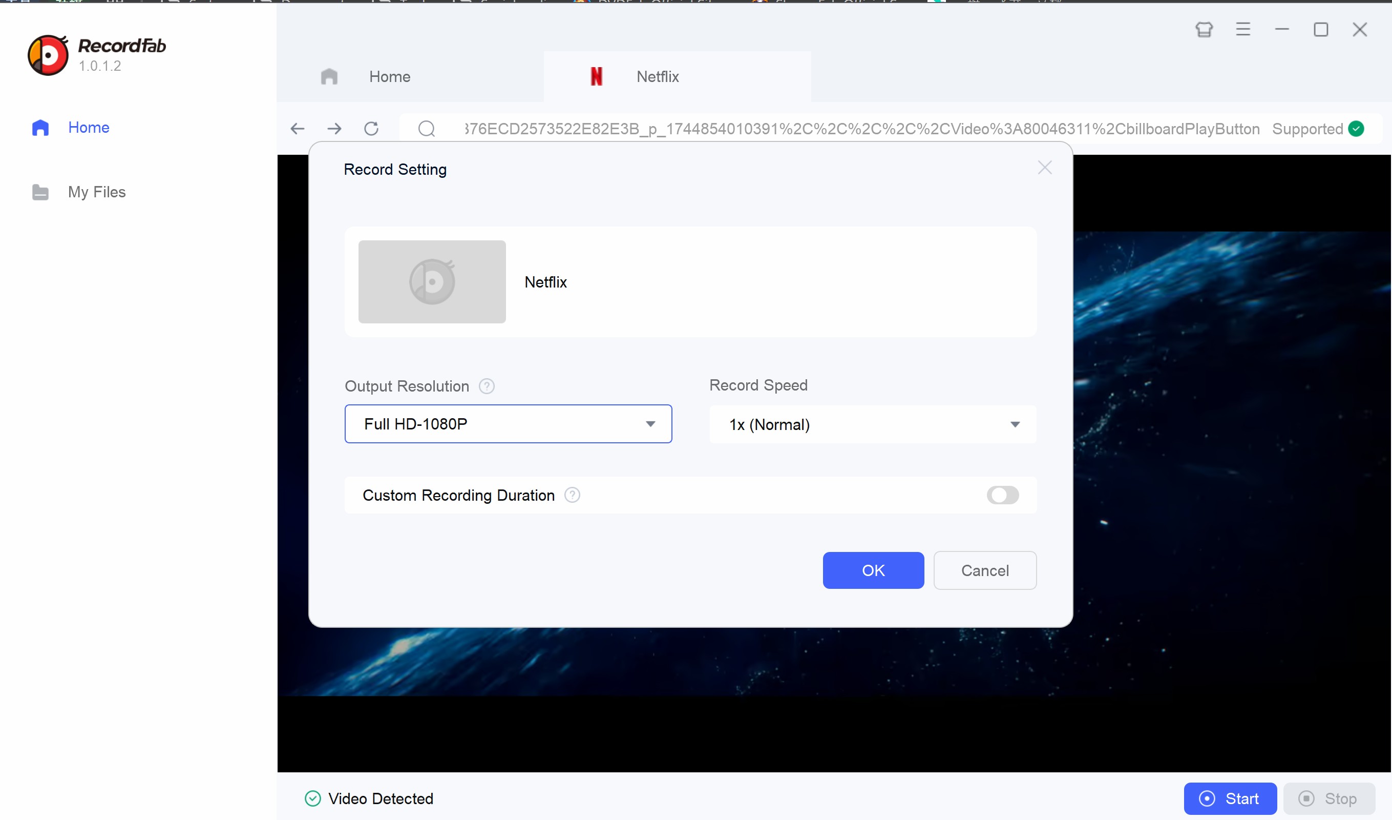 如何使用 RecordFab 錄製 Netflix 步驟 3