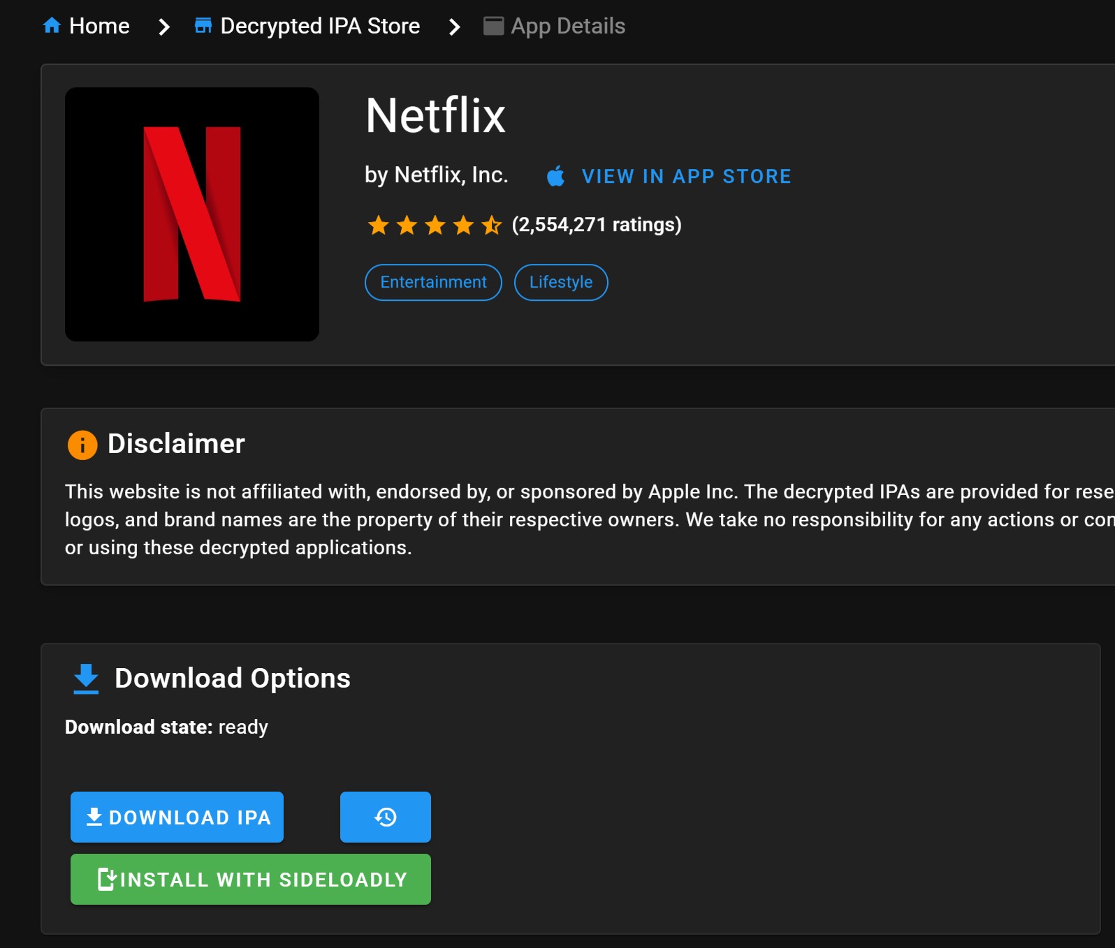 How to download Netflix movies on Mac with decrypted ipa files
